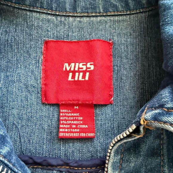 Vintage Miss Lili blue denim jacket - Picture 8 of 8
